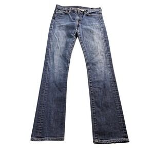 Citizens of Humanity Women's 28 Elson Stretch High Rise Straight Leg Jeans Blue